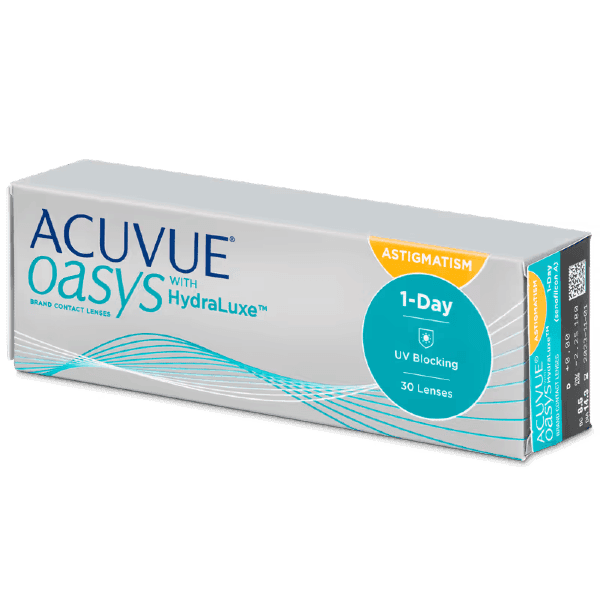 ACUVUE OASYS 1-DAY toriskās kontaktlēcas astigmātismam